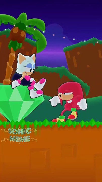 Is Knuckles Hitting on Rouge? (Sonic Animation Meme) #Sonic #sonicthehedgehog #meme