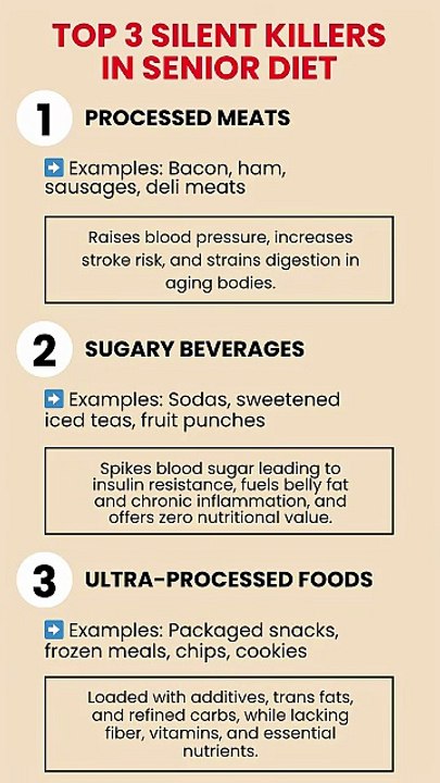 Senior Health Tips_ 3 Silent Killers Seniors Eat Every Day