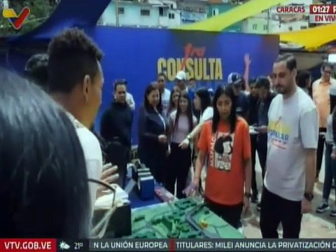 Caracas | Vicepresidenta Delcy Rodríguez visita la Exposueños de la Juventud en San Agustín