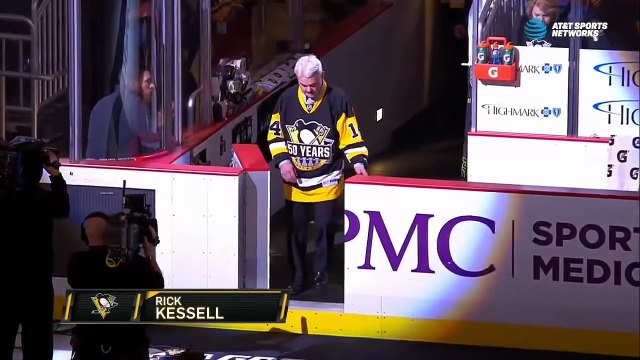 Highlights 16-17 - Penguins vs. Blue Jackets (2⁄03⁄2017) (Final 50th Anniversary Ceremony)