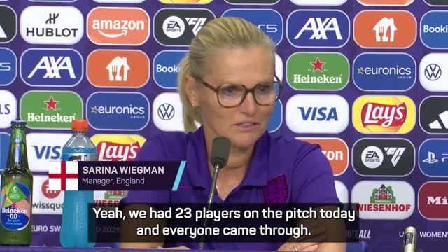 Wiegman reveals James is fit and available for Euros final