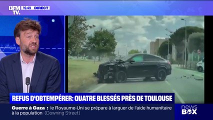 Refus d'obtempérer : quatre blessés près de Toulouse - 26/07