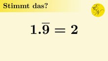1.999... = 2 ?