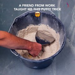 Smart Putty Hack for Easy Cement Repairs 🛠️