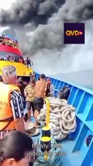 Al menos 5 muertos tras un incendio en el barco de pasajeros 'KM Barcelona' en Indonesia
