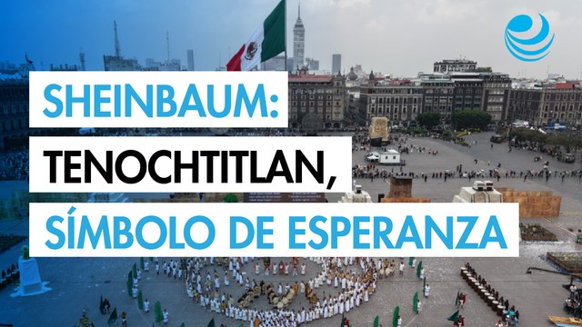 A 700 años de su fundación, Tenochtitlan es esperanza, no ruina: Sheinbaum