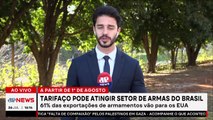 Tarifaço pode atingir setor de armas do Brasil