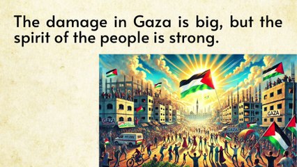 Gaza Finds Peace After Hard Times ✅ English Stories for Beginners ✅
