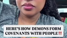 Here's how demons form Covenant with people !!