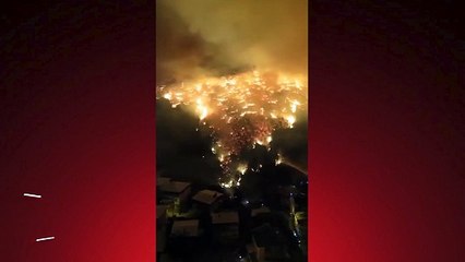 Bursa’da orman yangını yerleşim yerlerine sıçradı