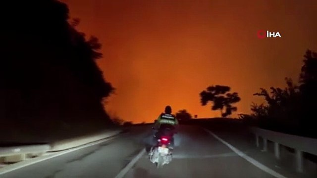 Bursa’da orman yangını: Alevlerin arasından böyle kurtuldular