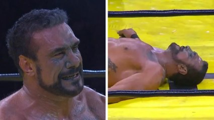 Alberto 'El Patrón' queda fuera de la Triple A y rompe en llanto en pleno ring