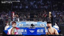 Shota Umino vs. Ren Narita - G1 Climax 2025 Block B Match: NJPW G1 Climax 35 Day 6 (7/26/2025)