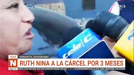 RUTH NINA DETENIDA POR 3 MESES