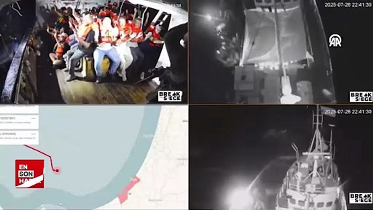 İsrail, Gazze'ye insani yardım götüren Hanzala gemisine baskın düzenledi