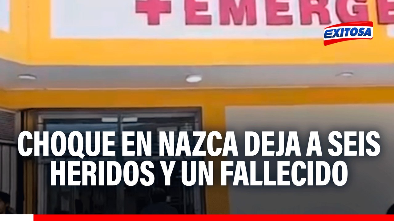 Ica: Choque frontal de dos vehículos deja a seis heridos y un fallecido en Nazca