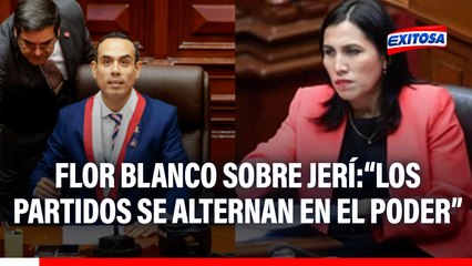Flor Pablo sobre la elección de José Jerí como presidente del Congreso: “Los partidos se alternan en el poder”