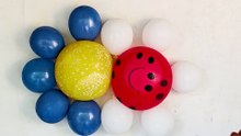 satisfying rainbow cake decorating #Balloonsasmr #satisfying #BalloonPopping