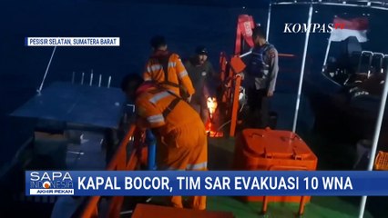 Kapal yang Ditumpanginya Bocor , 10 WNA Dievakuasi | SAPA PAGI