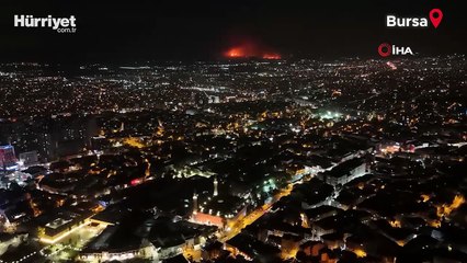 Bursa'da orman yangını 3 köyü tehdit etti