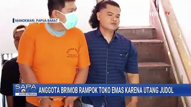 Oknum Anggota Brimob Polda Papua Barat Ditangkap usai Mencuri Emas di Toko | SAPA PAGI