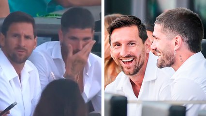 Lionel Messi y Rodrigo De Paul, juntos para ver  el Inter Miami vs. Cincinnati