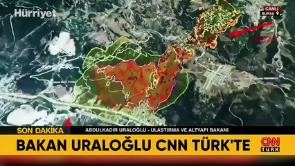 Bakan Uraloğlu Bursa'daki orman yangınında son durumu açıkladı