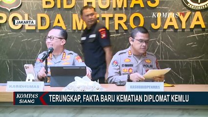 Polisi Ungkap Sederet Fakta Baru Kematian Diplomat Kemlu, Pembunuhan atau Kecelakaan? | KOMPAS SIANG