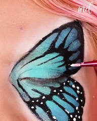 Butterflies and love turned into makeup! 🦋❤️