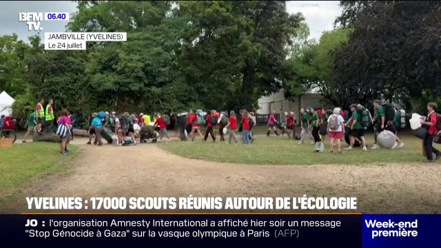 Dans les Yvelines, 17.000 scouts réunis autour de l'écologie