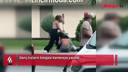 Batman'da genç kızların kavgası kameraya yansıdı