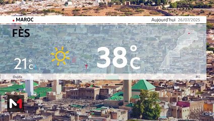 Météo du 26/07/2025 - MEDI1TV Afrique