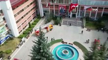 Belediyede gerçeği aratmayan tatbikat