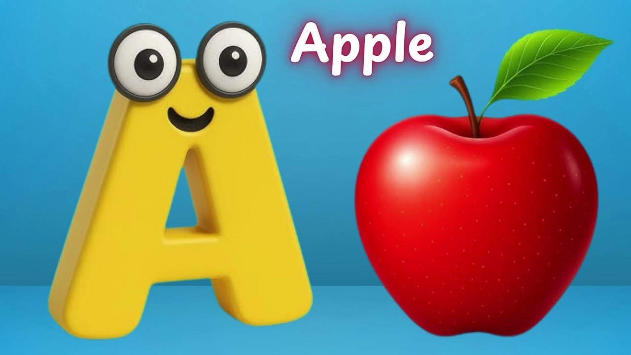 A for Apple | Alphabet Song for Kids | Learn ABC with Fun Animation