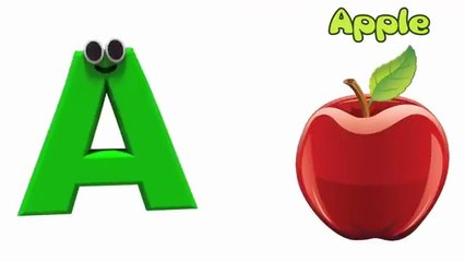 Learn The ABC Phonic Song with APPLE as Your First Lesson-ABC Songs, ABCD, Nursery Rhymes, Baby Song