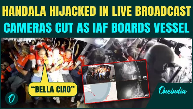 Moment Israel Hijacked Gaza-Bound Aid Ship Handala | Activists Shout—'Bella Ciao' | Full Video Out