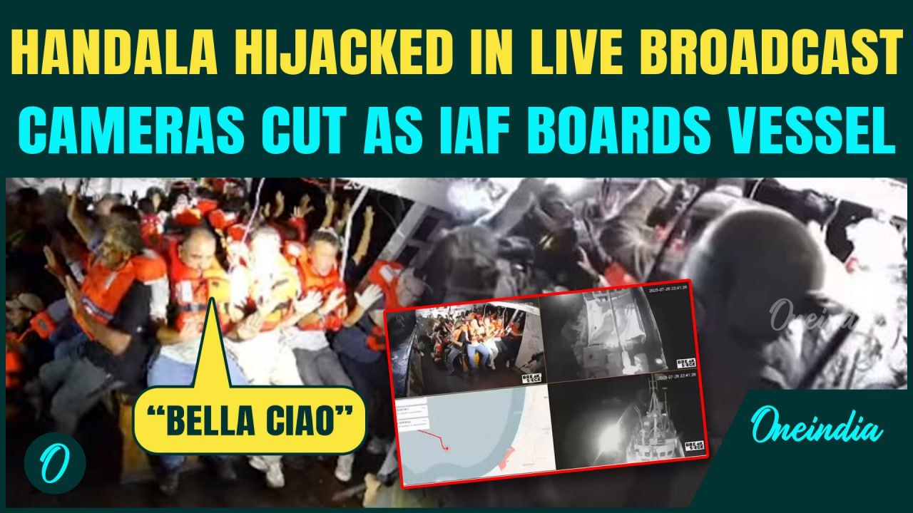 Moment Israel Hijacked Gaza-Bound Aid Ship Handala | Activists Shout—'Bella Ciao' | Full Video Out