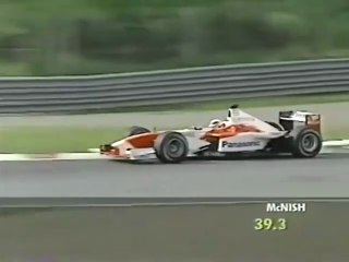 F1 – Allan McNish (Toyota V10) lap in practice – Canada 2002