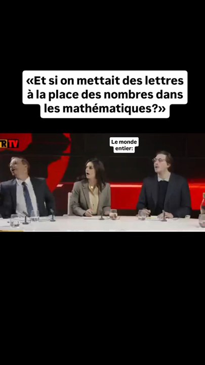 les lettres en maths