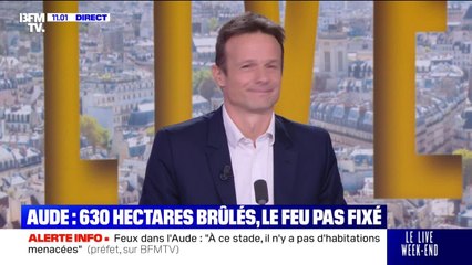 Aude : 630 hectares brûlés, le feu pas fixé - 27/07