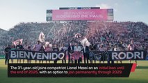 Inter Miami fans party as club present De Paul