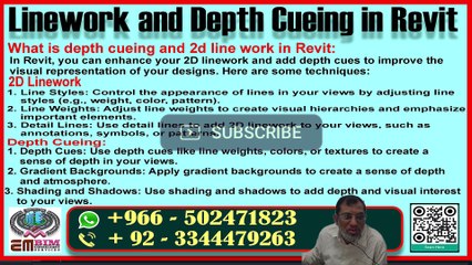 Enhancing Visual Representation in Revit 2D Linework and Depth Cueing Techniques