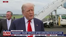 President Trump speaks on US-UK deal in Scotland