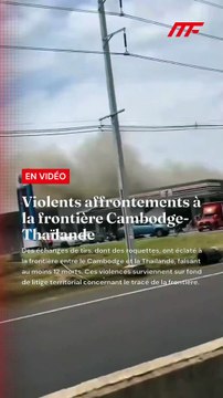 🇰🇭🇹🇭FLASH – Violents affrontements à la frontière Cambodge-Thaïlande Des échanges de tirs, dont des roquettes, ont éclaté à la frontière entre le Cambodge et la Thaïlande, faisant au moins 12 morts 🚨💥