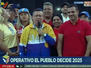 La Guaira I Pueblo se moviliza en Catia La Mar para dar su apoyo al operativo electoral 2025