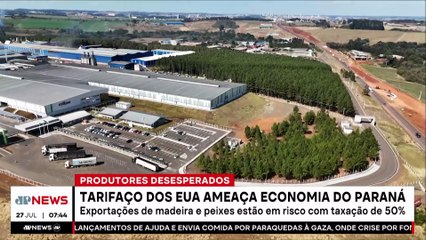 Tarifaço dos EUA ameaça economia do Paraná