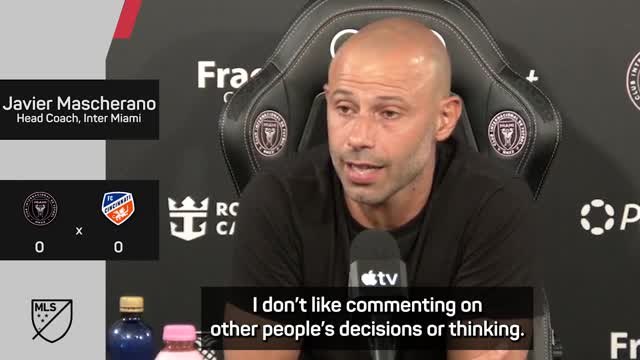 Mascherano hits back at MLS over Messi and Alba bans