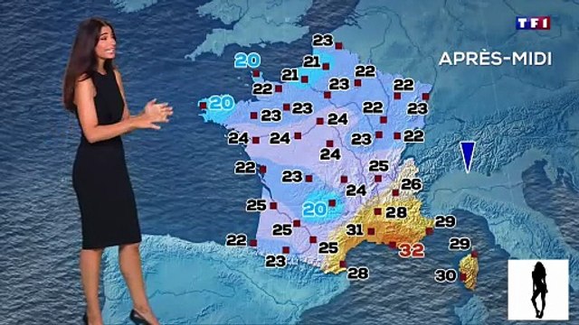 Tatiana Silva sur TF1 – 27 juillet 2025 | Météo du jour et prévisions