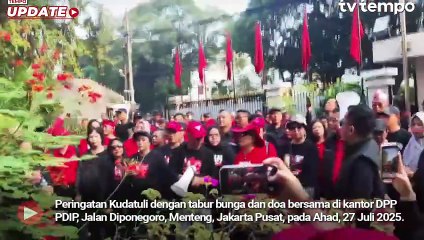PDIP Peringati 29 Tahun Kudatuli 27 Juli, Kami Tidak Lupa