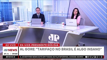 “Tarifaço de 50% no Brasil é algo insano” afirma Al Gore durante evento em São Paulo